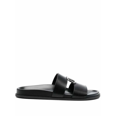 Valentino Sliders svart, Herr Loafers, Herr, Storlek: 41 EU