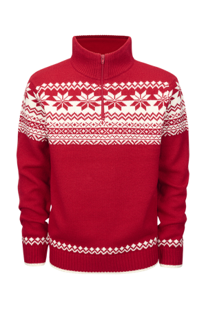 Sweter Brandit Troyer Norweger Czerwony L