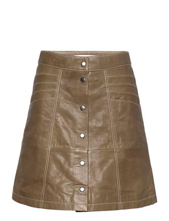 Sankogz Hw Skirt Kort Skjørt Brun Gestuz