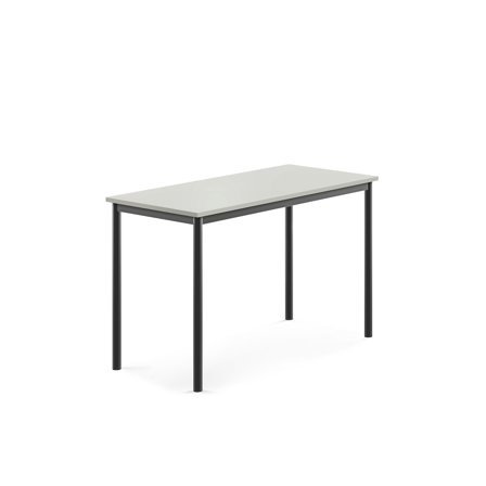 Tisch BORÅS, 1200x600x760 mm, Laminat grau, anthrazit