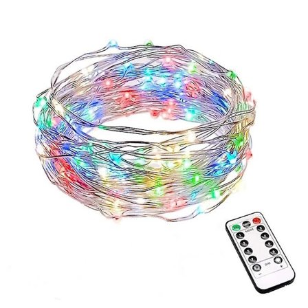 Keijuvalot, 2m 20 lediä (moniväriset) Jouluvalot Ip65 Vedenpitävä Led-valoköynnös Koristeluun Makuuhuoneeseen Jouluun Häihin Juhliin Festivaaliin 