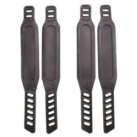 2 Par Sykkelpedalstropper Justerbar Lengde Universelle Pedalstropper for Spinning Treningssykkel Hjemme eller på Treningssenter