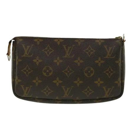 Louis Vuitton Vintage, Pre-owned Pochette Accessoires Monogram Bag Bruin, Dames, Maat:ONE Size,leder