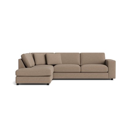 Oasis hjørnesofa, venstrevendt - Loop Mørk Beige - 271x213x79 - Sofa, hjørnesofa