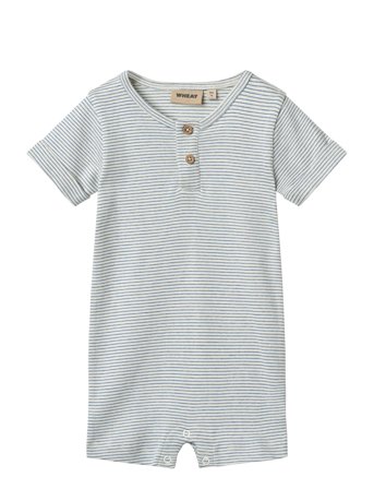 Jumpsuit S/S Alfred Blue Wheat