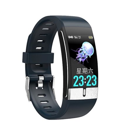 Thermometer Smart Bracelet Ecg Blood Pressure Oxygen Heart Rate Monitor Pedometer Step Monitoring E66 Smart Watch Wristband