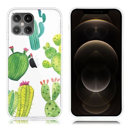 Deco iPhone 12 Pro & iPhone 12 cover - Grøn