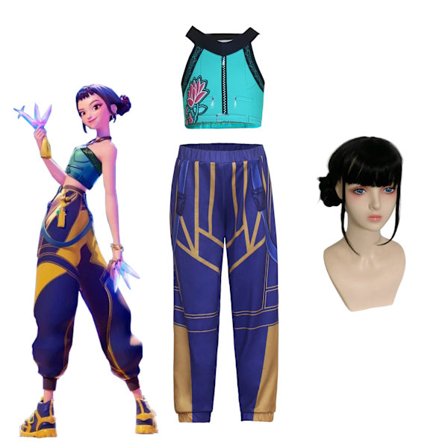 2025 Cosplay-asu Rumi Zoey Mira Cosplay Tyttöjen Tyyli Lavaesitysvaatteet Halloween