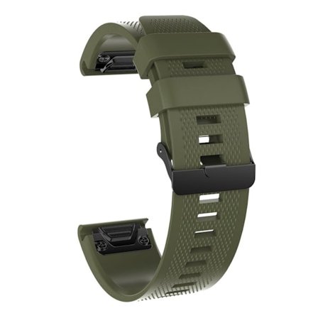 Garmin Fenix 5S Klockarmband i silikon - Grön