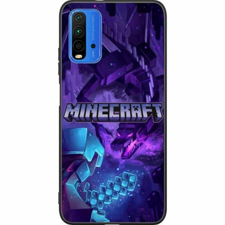 Xiaomi Redmi 9t Svart Skal Minecraft
