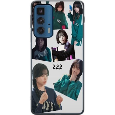 Yhteensopiva Puhelinkuori Motorola Motorola Edge 20 Pro Squid Game 222 Netflix Sarja Maski
