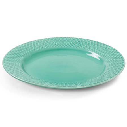 Lyngby porcelæn Rhombe Color lautanen, 21 cm, aqua