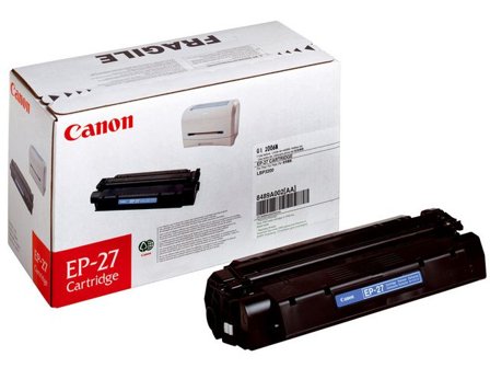 Canon Toner, EP-27, 8489A002, svart, singelförpackning - Lyreco - Toner och bläck - Tonerkassetter - Toner Canon