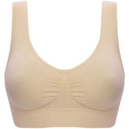 Sømløs sports-bh til kvinder, komfortabel trådløs trænings-yoga-bh, sove-bh til piger, ultratynd full cup crop tops shapewear strækbar bh