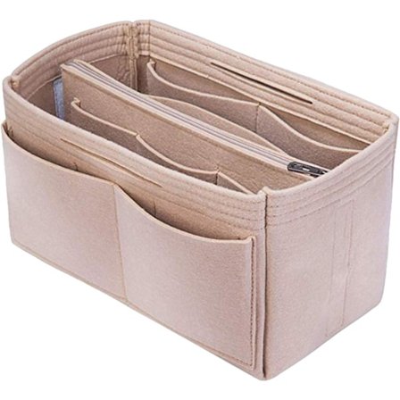 Filt håndveske Organizer, Dameveske i veske Innredning oppbevaringsveske w