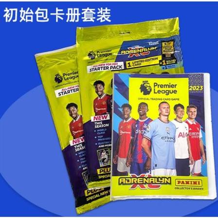 Panini Premier League -tähtikorttipakkaus - Manchester Unitedin ympärillä olevat jalkapallotähtikortit - Pelikorttialbumi Keräilykortit - starter pack
