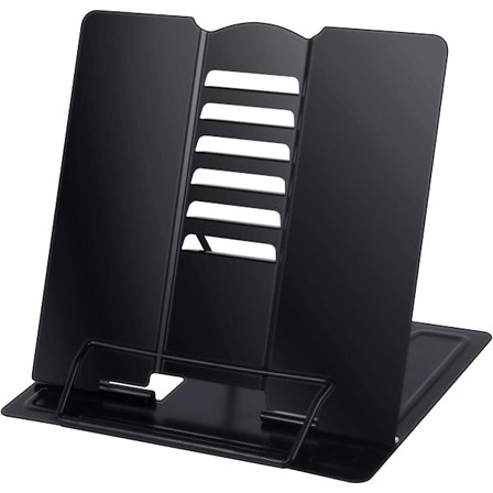 Metal Læse Stativ, Justerbar Kogebogs Stativ, Foldbar Bog Holder