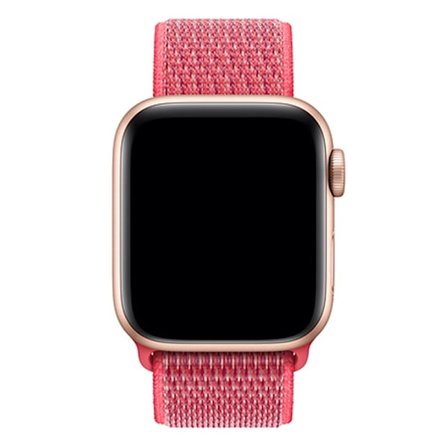 Klokkereim for Apple Watch iWatch 42/44/45/46/49mm mu hibiscus powder