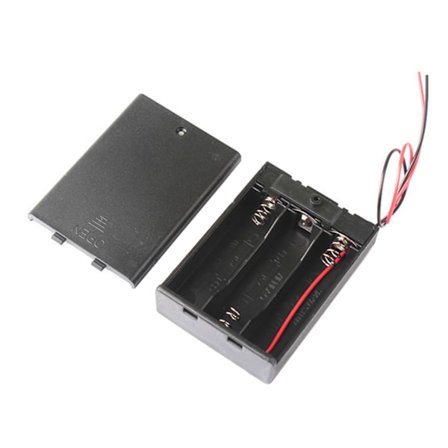 Vanntett Batteriholder for Etui 1/2/3/4/6/8 Spor AA Batteriboks for Etui med Bryter Husholdningsbatteriholder