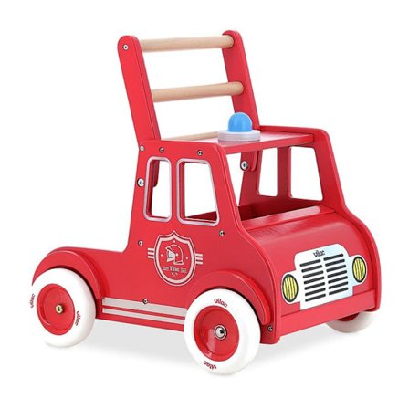 Gångvagn - Vilac - Brandbil - Gummihjul - Bromssystem - Ljud-och lampa siren