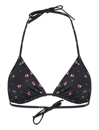 Triangle Rp Print Swimwear Bikinis Bikini Tops Triangle Bikinitops Svart Tommy Hilfiger*Betinget Tilbud