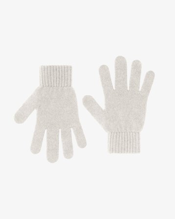 Merino Wool Gloves - Optical White XS-S