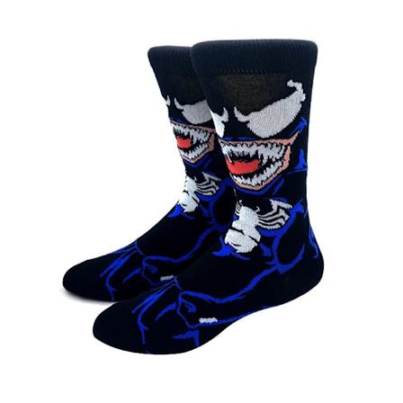 1 Par Nye Anime Mænd Støtter Lange Strømper Mænd Knæ-Høje Par Cosplay Strømper Personlighed Hip Hop Juku Sjove Strømper Til Kvinder KF-21 Size 36-45