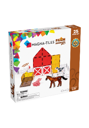 Magna-Tiles MAGNA-TILES bondgårdsdjur 25 delar Byggsatser Unisex ONESIZE