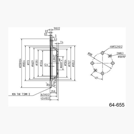 Biltema - BREMSESKIVE