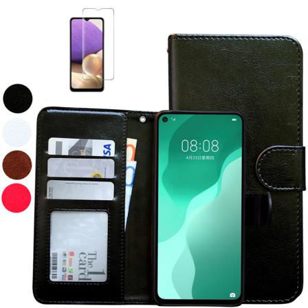 Huawei P40 Lite - PU Læder Pung Etui Vit