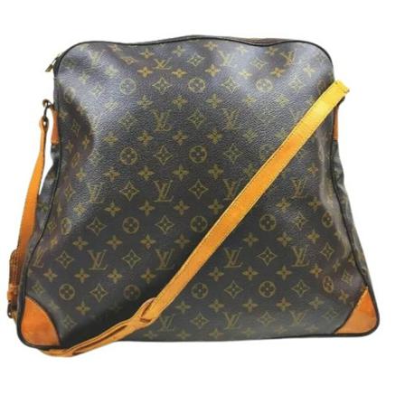 Louis Vuitton Vintage, Pre-owned Canvas louis-vuitton-bags Bruin, Dames, Maat:ONE Size