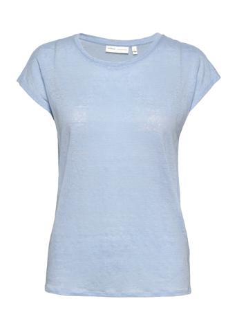 Faylinn O T-Shirt T-shirt Top Blå InWear