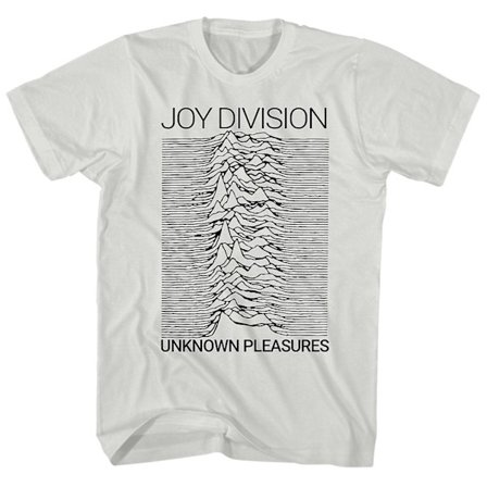 Joy Division T-shirt Unknown Pleasures Vit Albumkonst Joy Division T-shirt