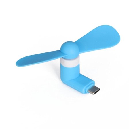 Mini fläkt för utomhusbruk, bärbar USB typ C-port kylfläkt för Android-telefon och surfplatta