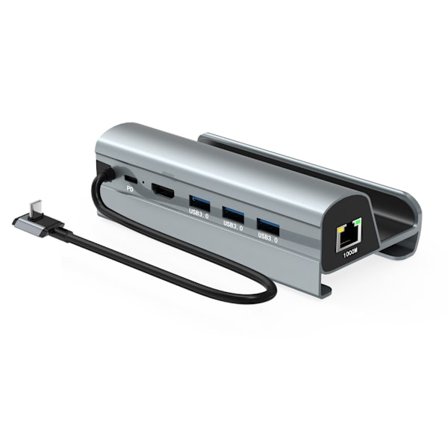 USB C -telakointiasema Steam Deckille 6 in 1 Steam Deck Dockille 4K60Hz LAN