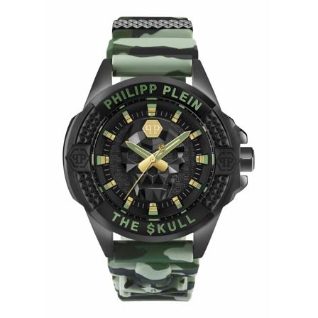 Philipp Plein The $kull Silicone Watch grå, Herr Klockor, Herr, Storlek: ONE SIZE