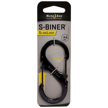 Nite Ize S-Biner SlideLock #4 Black
