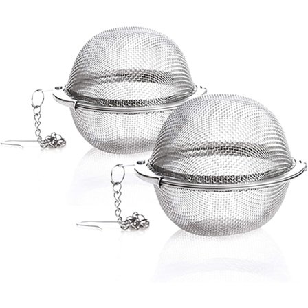 2-pack te-infusionsenheter finmaskig sil med förlängd kedjekrok{REN}