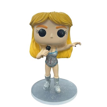 Taylor Swift Cartoon Resin Statue, Sød og Interessant Sanger Figur Gave Velegnet til Fødselsdage og Jul