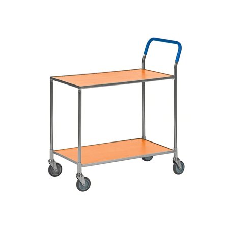 Bordvogn elforsinket, bøklaminat, med brems