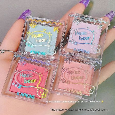 Monokrom Kontur Myk Rouge Palette Naturlig Varig Ansikts skjønnhetsmakeup Kosmetikk Kraft Matt Lett Og Delikat Rouge