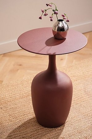 Jotex - Beistelltisch Ø 41 Cm Rostfarben - FIORO - Kaufe Beistell- und Ablagetische bei Jotex