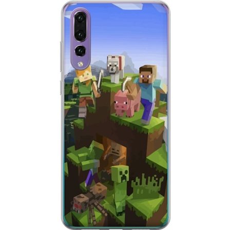 Yhteensopiva Puhelinkuori Huawei P20 Pro MineCraft