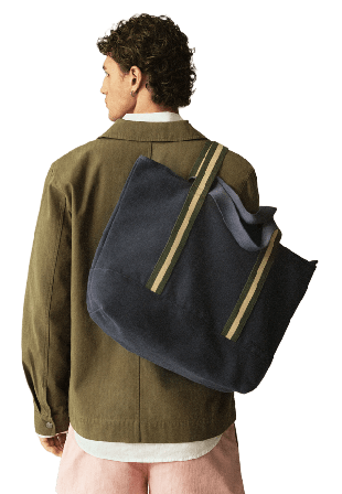 NORVIE Totebag i canvas ADAM Väskor Blå ONESIZE