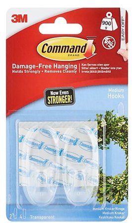 COMMAND COMMAND MEDIUM CLEAR KROKER MED CLEAR STRIPS 17091CLR