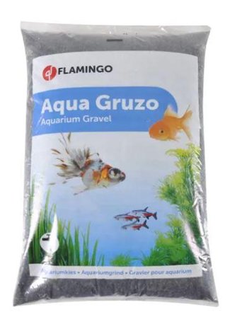 Fin Akvariegrus, Svart - 9kg