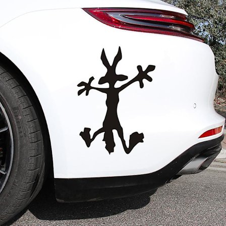 Coyote Splat Vinyl klistermærke til bilrude 20*28cm