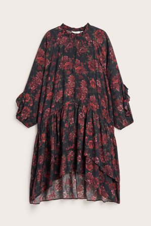 Kappahl | Sukienka w kwiaty | Czarne