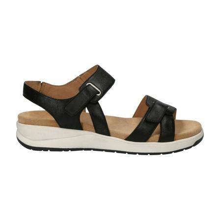 Caprice, Flat Sandals Czarny, Kobieta, Rozmiar: 37 EU