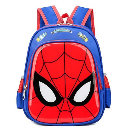 Toddlers Kids Boys Spiderman Ryggsäck Justerbar Axelrem Skolväska Casual Ryggsäck(D)